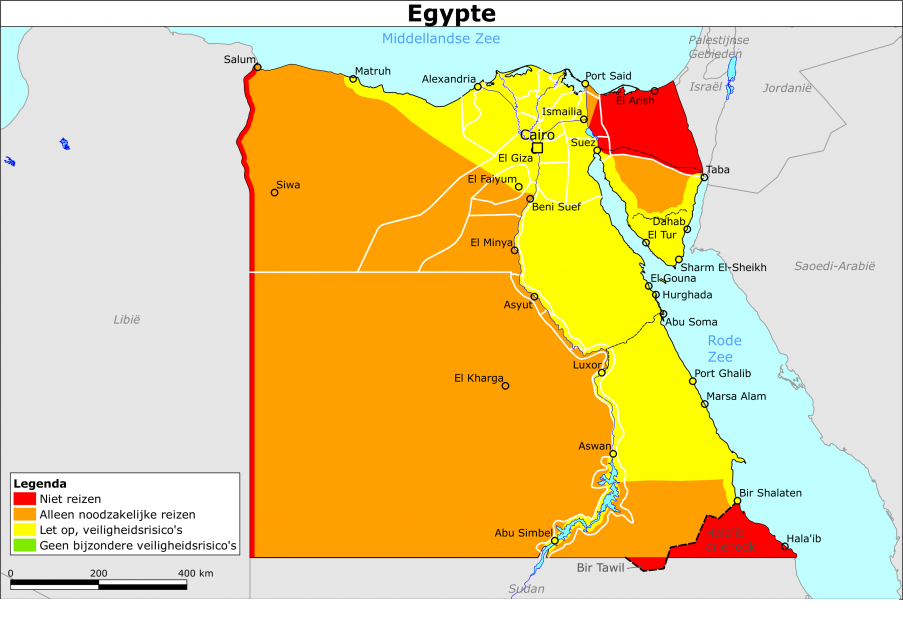 Actueel Reisadvies Egypte